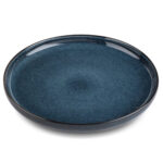 Stoneware Dinnerware Set 12 Pcs Blue